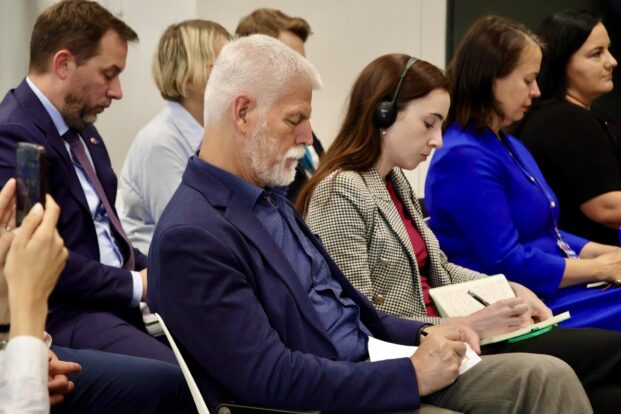 Petr Pavel, prezident České republiky, na konferenci: Právní stát v Česku, 21. července 2026, Praha | fotografie: Natalie Pfleger, TI