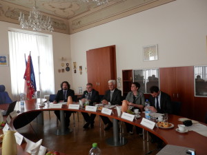 Delegace z Bosny a Hercegoviny v rámci projektu Podpora orgánů činných v trestním řízení při vyšetřování případů korupce